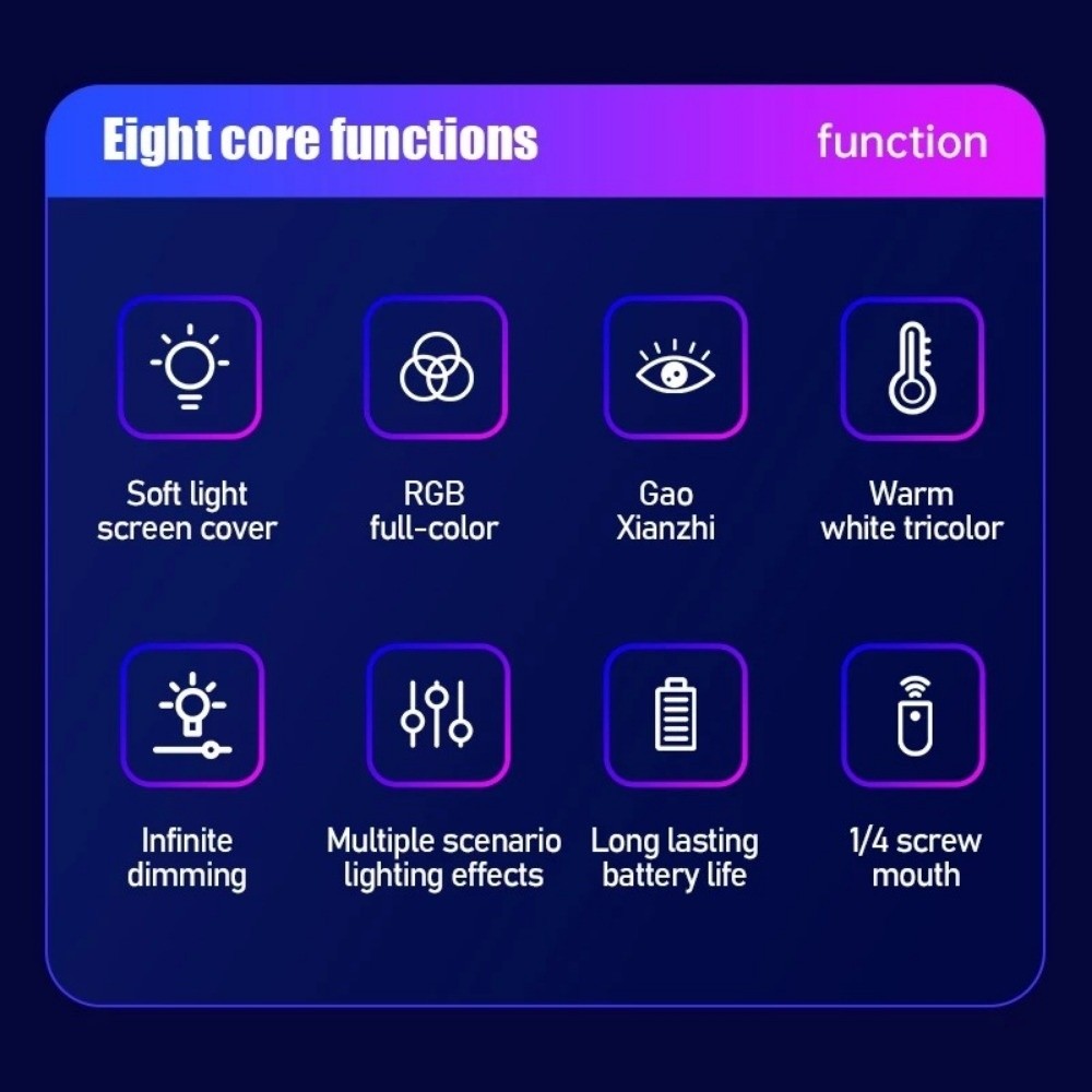 Photography Lighting Studio - Handheld LED RGB Light Stick Colorful