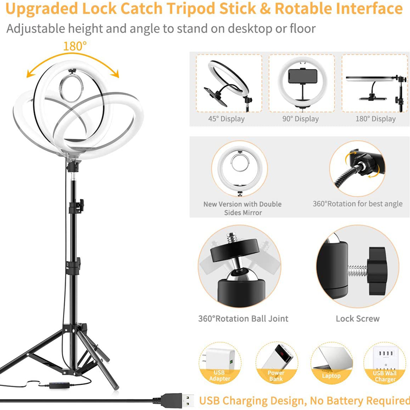 16/26/33cm Selfie Ring Light P - Photography Lighting Set Up review and price