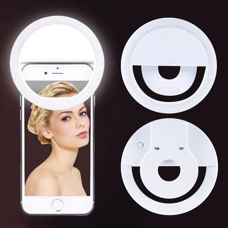 USB Rechargeable LED Selfie Ri - Photography Lighting Set Up review and price