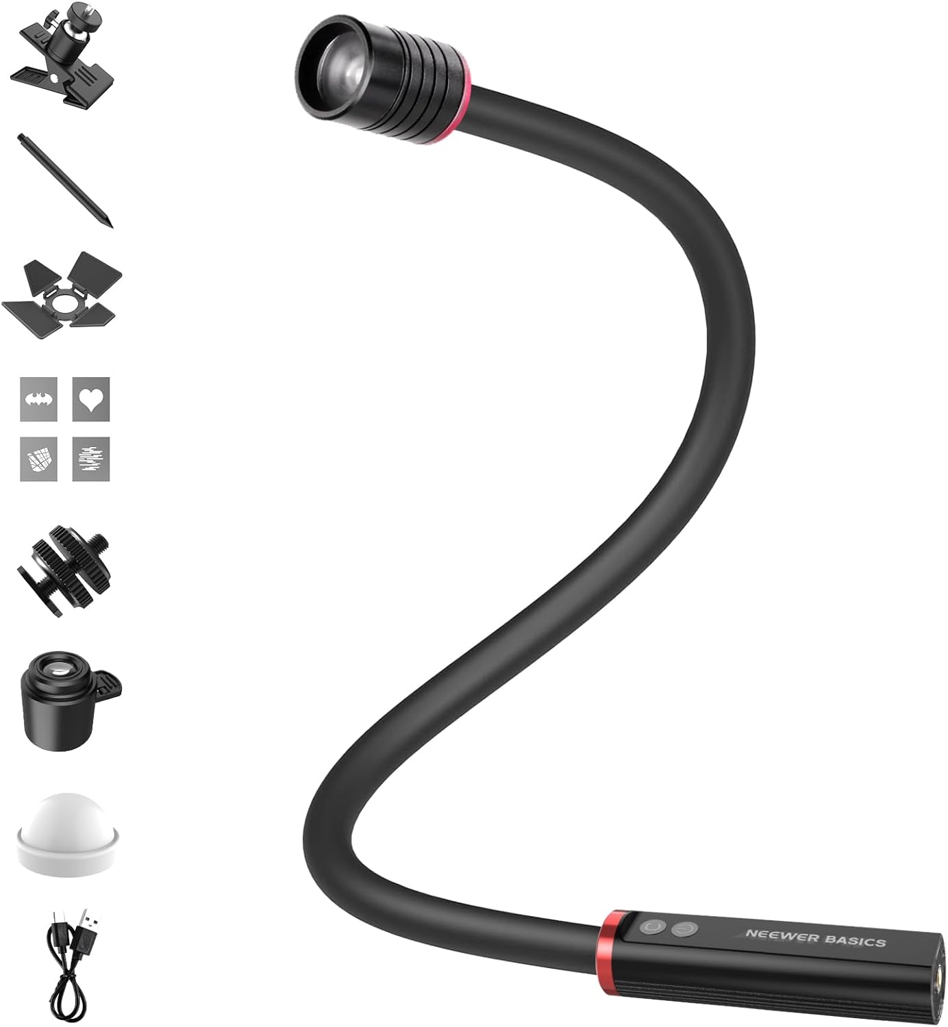 NEEWER Basics ML01 USB C LED L - Photography Lighting Angles review and price