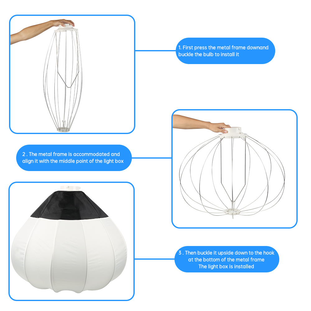 65cm Globe Lantern Softbox Bow - Globe Modifier Round review and price