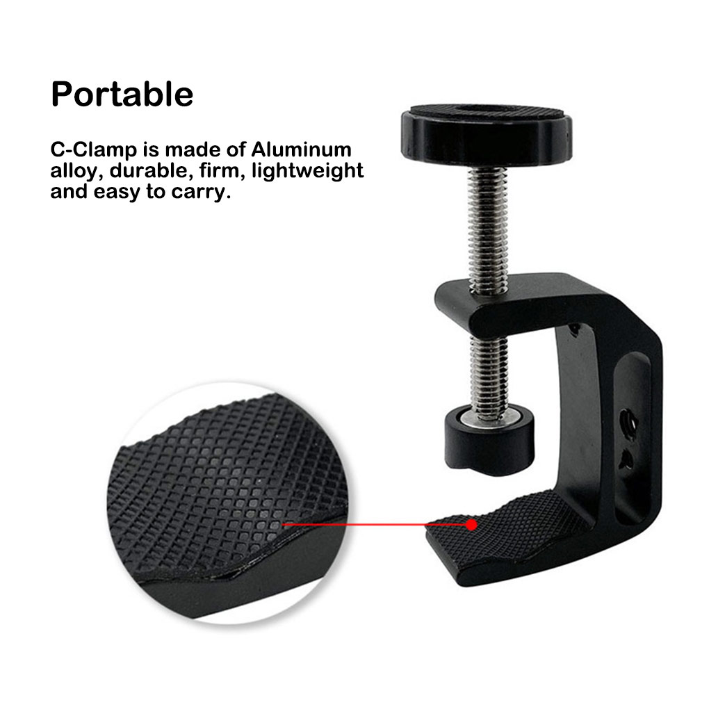 C- Shaped Clamp Aluminum Alloy - Photography Lighting Types review and price