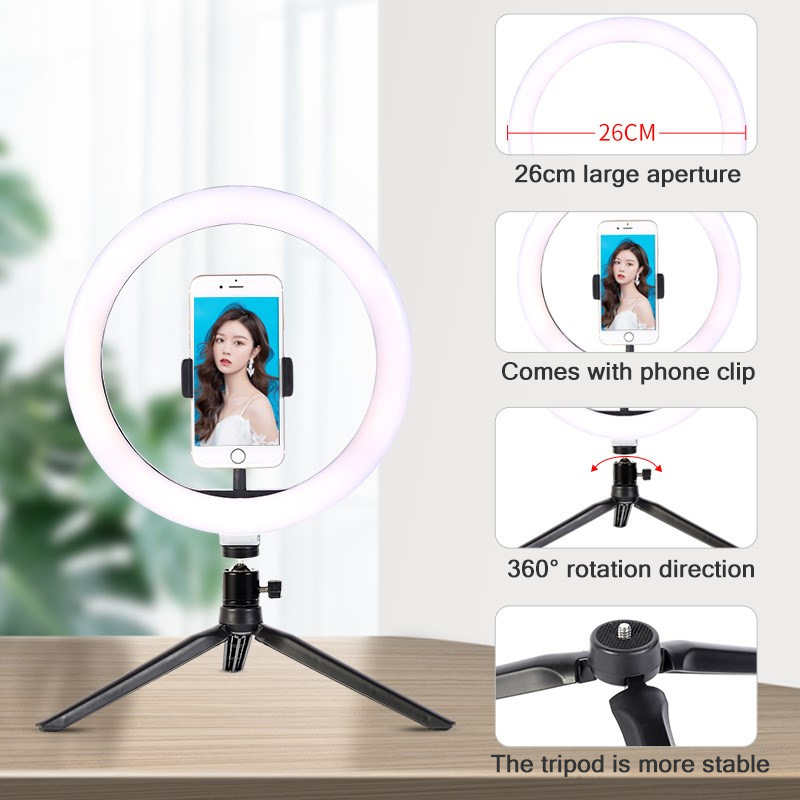 26cm 10 inch Led Ring Selfie L - Photography Lighting Set Up review and price