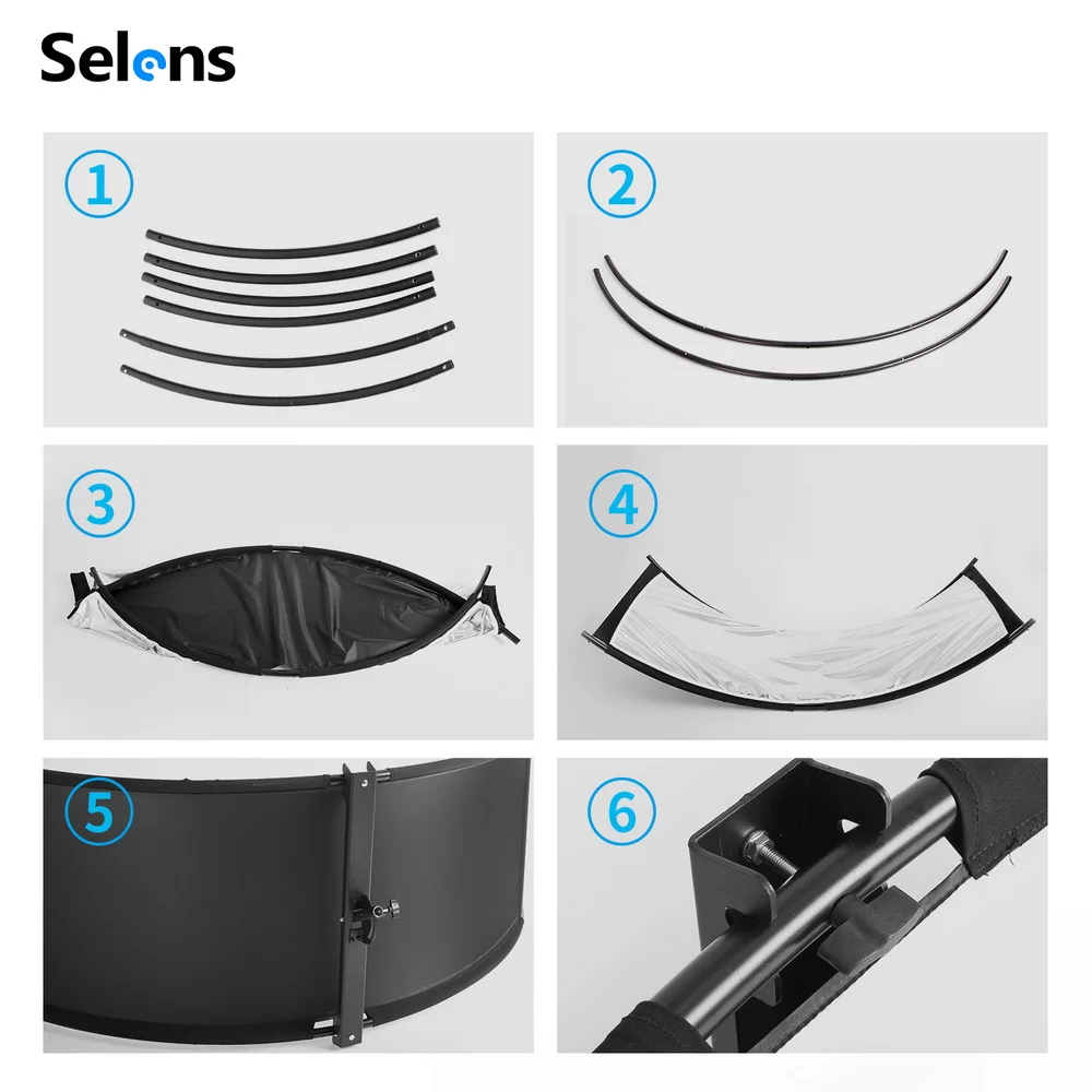 Selens 4-IN-1 U-typed 105x260c - Photography Lighting Types review and price