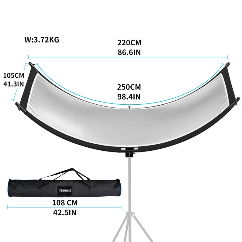 Selens 4-IN-1 U-typed 105x260c - Photography Lighting Types review and price