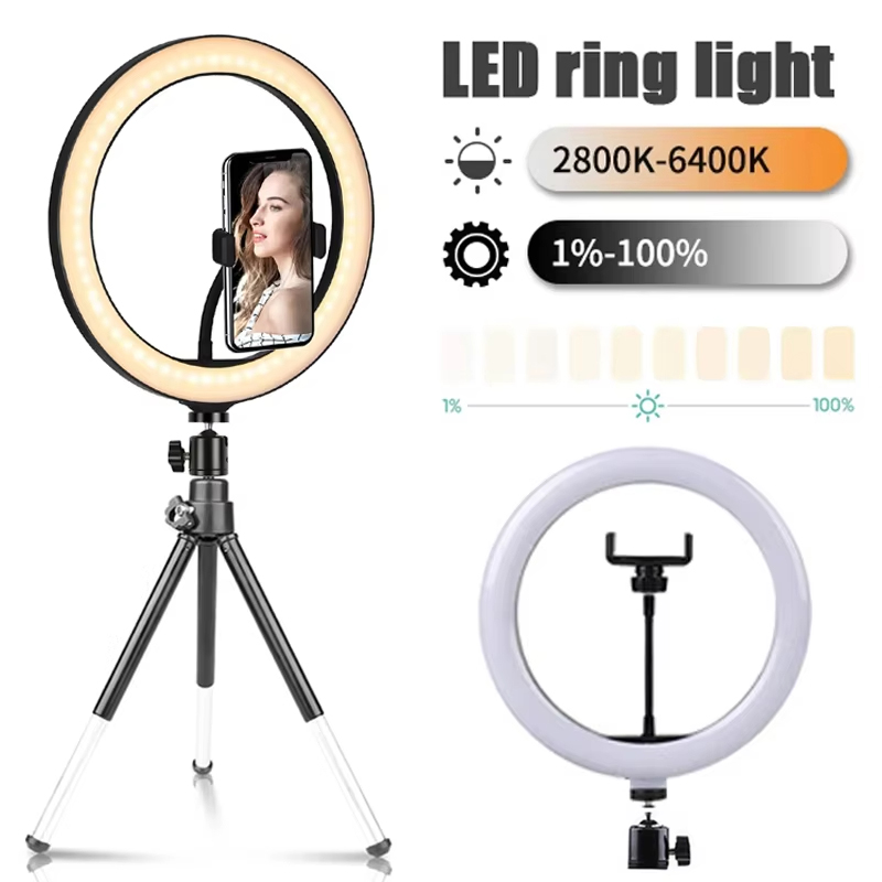 10 inch Selfie Ring Light Phot - Photography Lighting Set Up review and price