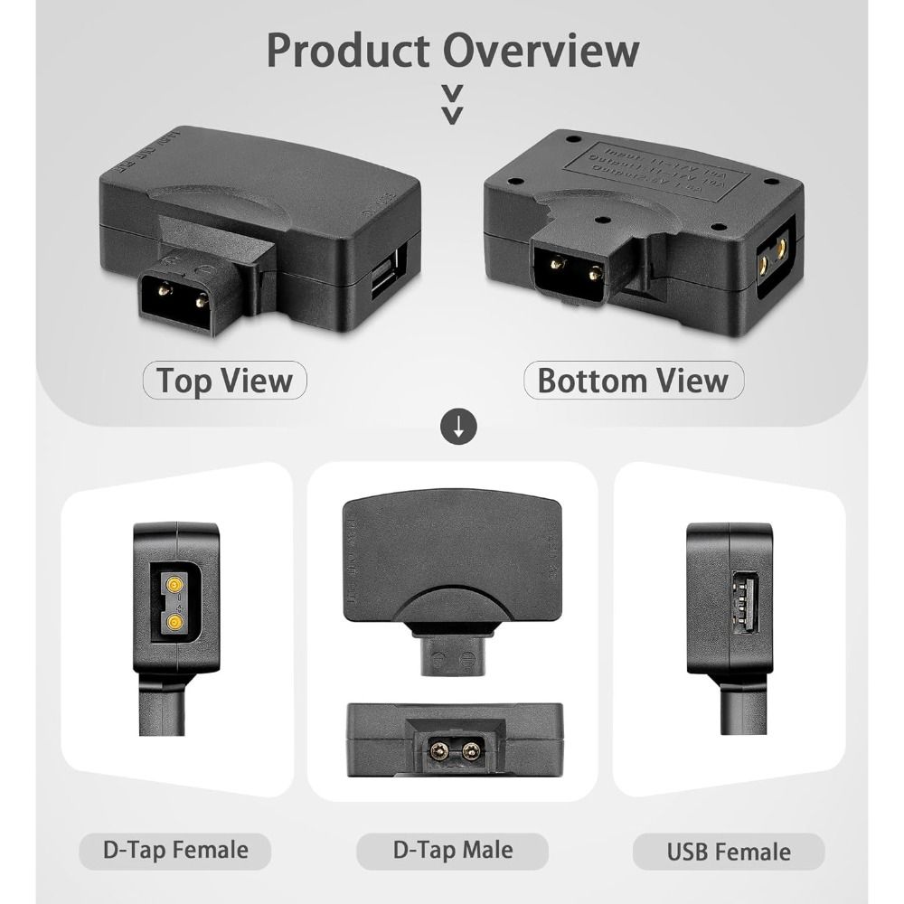 11V-17V D Tap to USB Adapter 5 - V Mount Battery review and price