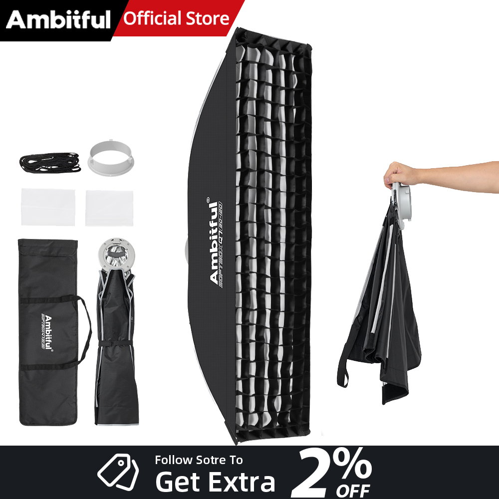 AMBITFUL Q7-II 30*120cm Bowens - Photography Lighting Set Up review and price
