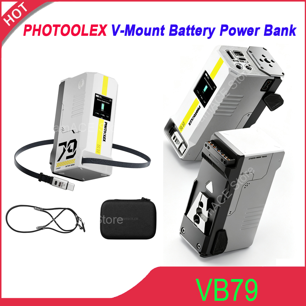 PHOTOOLEX 79Wh 5500mAh V‑Mount - V Mount Battery review and price