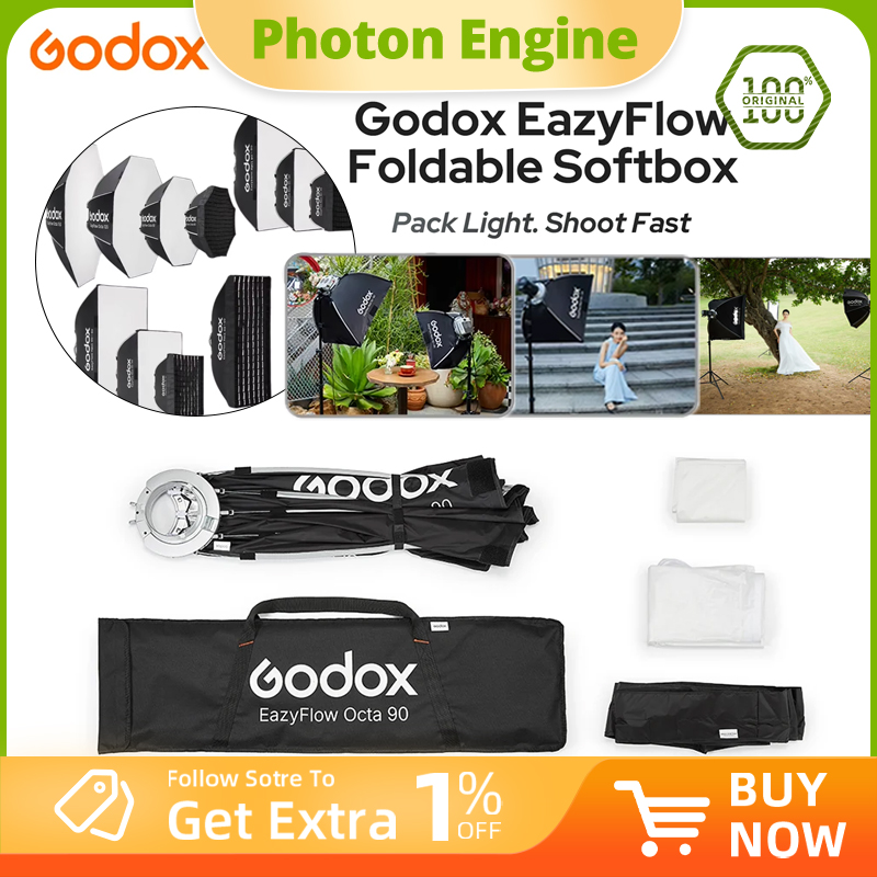 Godox EazyFlow series Foldable - Photography Lighting Set Up review and price